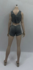 1/6 Female Flexible Seamless Doll Body For 12″ Greyish Posable Action Figure B