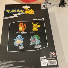 Jazwares Pokémon Select Series 1 Boxed Figure Set Pikachu Charmander Squirtle