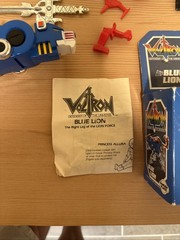 Vintage 1984 Voltron Panosh Place Green Blue Red Yellow Black Lion In Box Rare