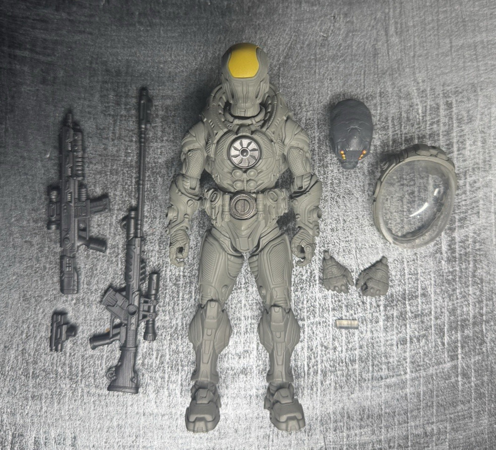 Cosmic Legions Hvalkatar: Book One T.U.5.C.C. Sentry Action Figure