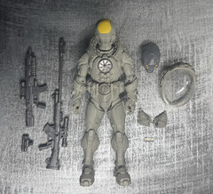 Cosmic Legions Hvalkatar: Book One T.U.5.C.C. Sentry Action Figure