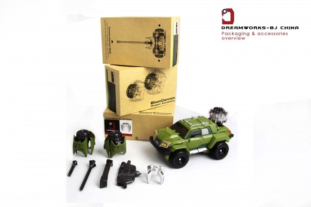 Bulkhead Blast Cannon Weapon Accessory | Dreamworks Toy Factory 3rd Party