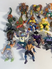 Vintage TMNT Teenage Mutant Ninja Turtles Lot Of 18 Action Figures ‘88-‘93 RARE