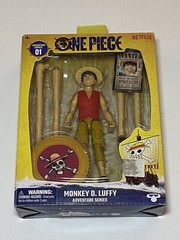 ONE PIECE Monkey D. Luffy Netflix “Adventure Series 01” Action Figure Collection