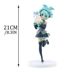 Hot 20CM Anime Hatsune Miku X Cinnamoroll Figure Anime Peripheral Collectible