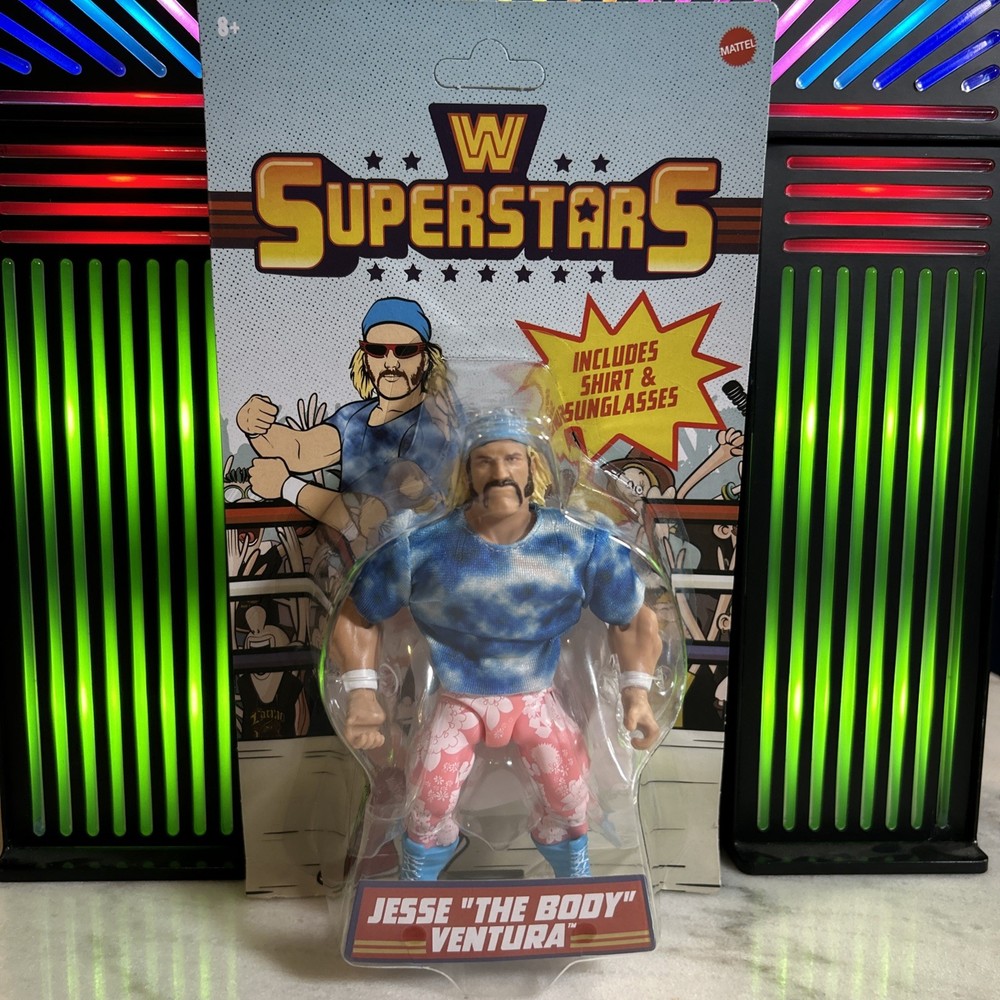 WWE Superstars Mattel Wave 18 Jesse The Body Ventura NIB Walmart