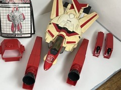 VINTAGE 1985 G1 Transformers JETFIRE Figure Jet Plane w/ Paperwork ****READ****