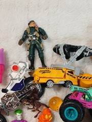 Mixed Boys Lot of Vintage and Modern Toys and Action Figures 50+ Pieces Extras