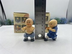 Vintage Chinese Kung Fu Martial Arts Fight Pose Figure LOT 2