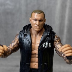 WWE Elite Randy Orton 7” Mattel Wrestling Action Figure 2011 Cut Off Hoodie Vest