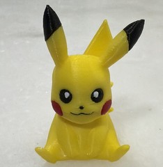 3d Printed Pokemon 2 Inch Pikachu Print Brand NEW FREE SHIPPING Raccoon Animal