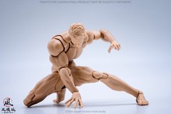 Wind Toys 1/12 Super Flexible Figure Pale Skin 6″ Male Joint Soldier Body & Head