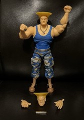 Jada Toys Ultra Street Fighter II Guile Player 2 Variant Blue (New Condition)
