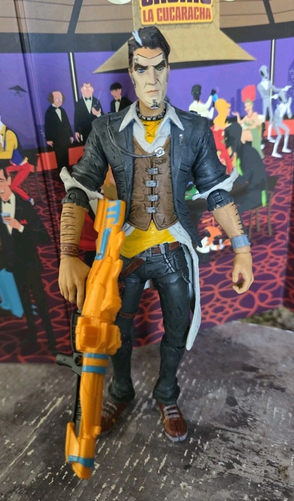 Borderlands Handsome Jack Figure #35 McFarlane Color Tops W/ Custom Weapon