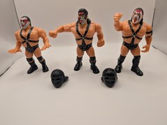 WWF Hasbro Lot, Ax, Smash, Crush Demolition, With Two Masks