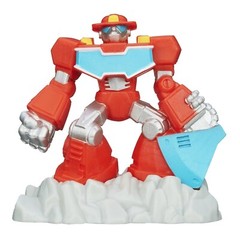 Transformers Rescue Bots BUMBLEBEE & HEATWAVE Figure Beam Box Game Pack Lot of 2