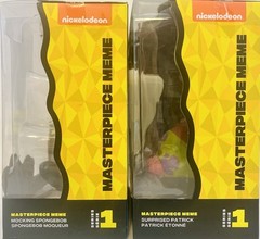 The Spongebob Masterpiece Memes Collection SpongeBob + Patrick Vinyl Figures NIB