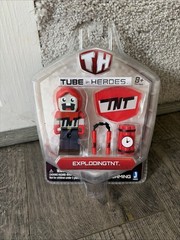 2015 Tube Heroes Exploding TNT Pack with Figure & Tools Set TOY NEW Ages 8+