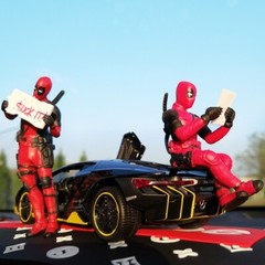 Deadpool Car Interior Figure – Dashboard Anime Decoration Action Figure for Fans