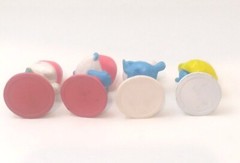 The Smurfs Figures Vintage Lot Of 4 PVC By Peyo 1.5 in. Tall