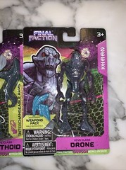 Final Faction KHARN SYNTHOID Action Figure & Hive class DRONE Action Figure NIP