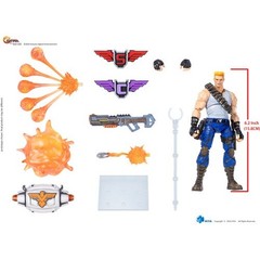 HIYA – Contra: Operation Galuga – Exquisite Basic 1:12 – Bill Rizer 6″ Action