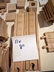108 Piece Lot Thomas The Train Wooden Tracks Road Risers