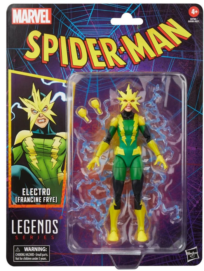 Spider-Man Marvel Legends Retro Series Electro Action Figure [Francine Frye]