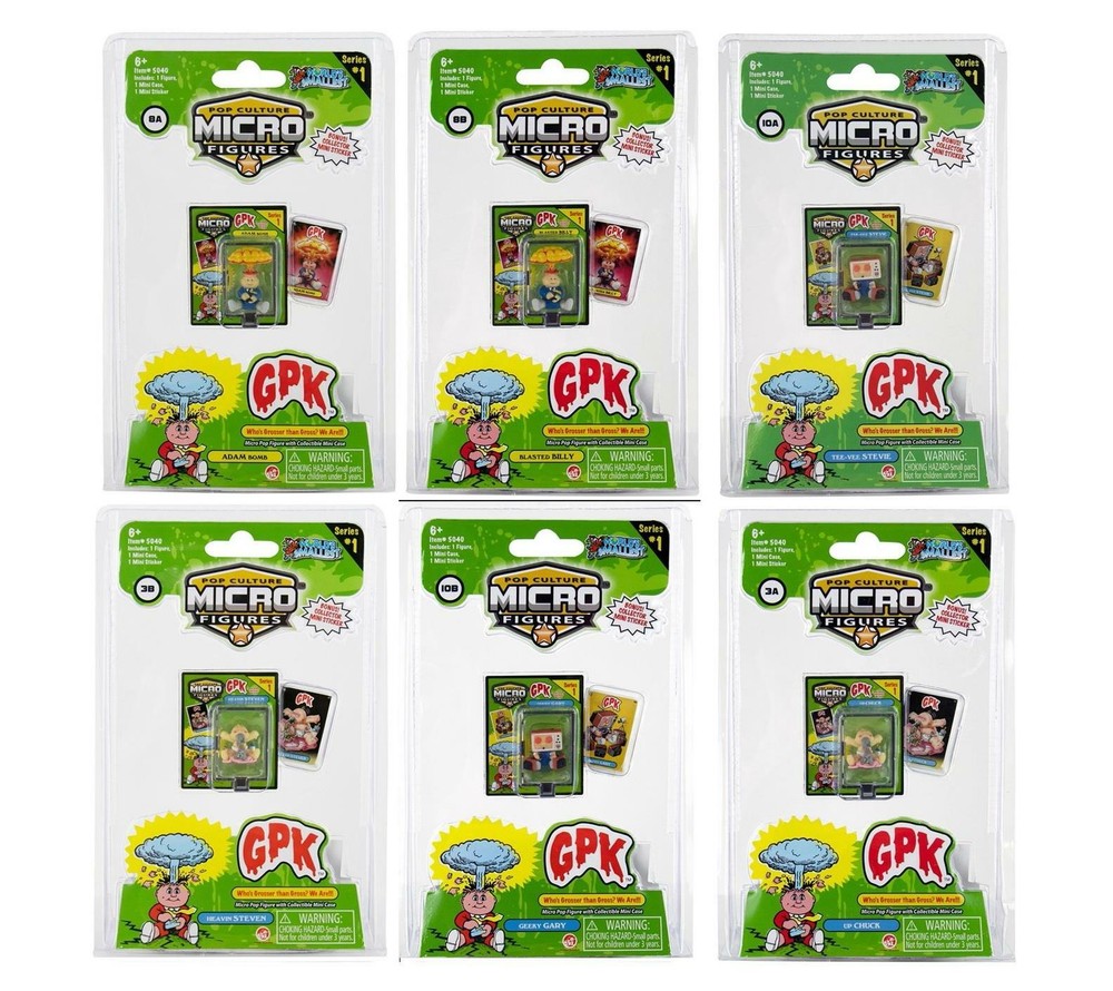 New World’s Smallest Garbage Pail Kids Series 1 Micro Figures – Assorted
