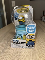 Minions Bob Bubble Bath Glitter Globe 8oz MZB Toy Figure Collectible New Sealed
