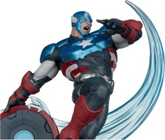 Marvel Rivals Collection 1/10 Actionfigur Captain America 20 cm