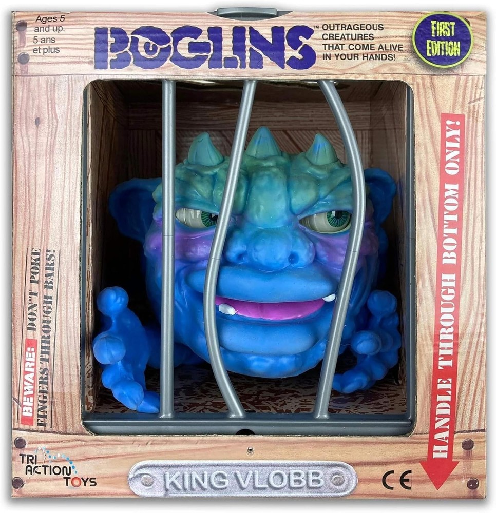 Boglins King Vlobb First Edition 8″ Monster Puppet Figure Sealed Retro Toy