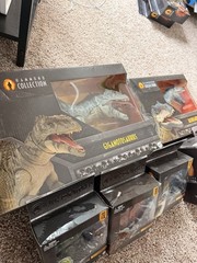 Jurassic Park World Hammond Collection Lot Allosaurus Sino Giganotosaurus + More