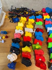 Massive 13 lb Beyblade Lot Metal Fusion Burst Parts Launchers Accessories