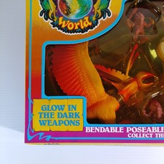 ARCO The Other World Figure Set Fighting Glowgons Bendable Posable Figures -Rare