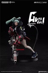 Romankey Studio Cyberpunk Rebecca 1/12 PVC Action Figure W/ 2 Bodies Deluxe Ver.