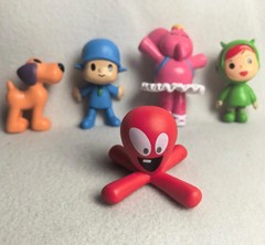 7Pcs Pocoyo Figure Set – Duck Elephant Bird Anime Model Ornaments Kids Toy
