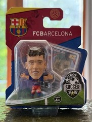 SoccerStarz Neymar Jr FC Barcelona Plastic Figure w/ Top Trumps Card NIB