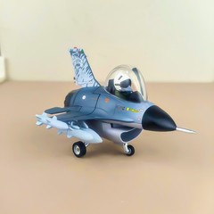 NG Fortune Leopard Q-version Model F-16AM Fighter Jet Aircraft Model