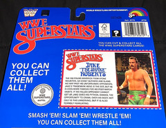 WWE SUPERSTARS LJN 2026 JAKE “THE SNAKE” ROBERTS BLUE CARD 8″ FIG. NEW! W/POSTER