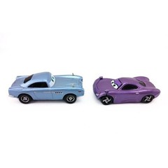 2-Pack Set Cars 2 Finn McMissile & Holley Shiftwell Die-Cast Model 1:55 Toy Gift