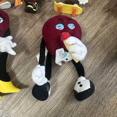 California Raisins Vintage 80s Figures Lot of 12 PVC Bendable Plush Advertising