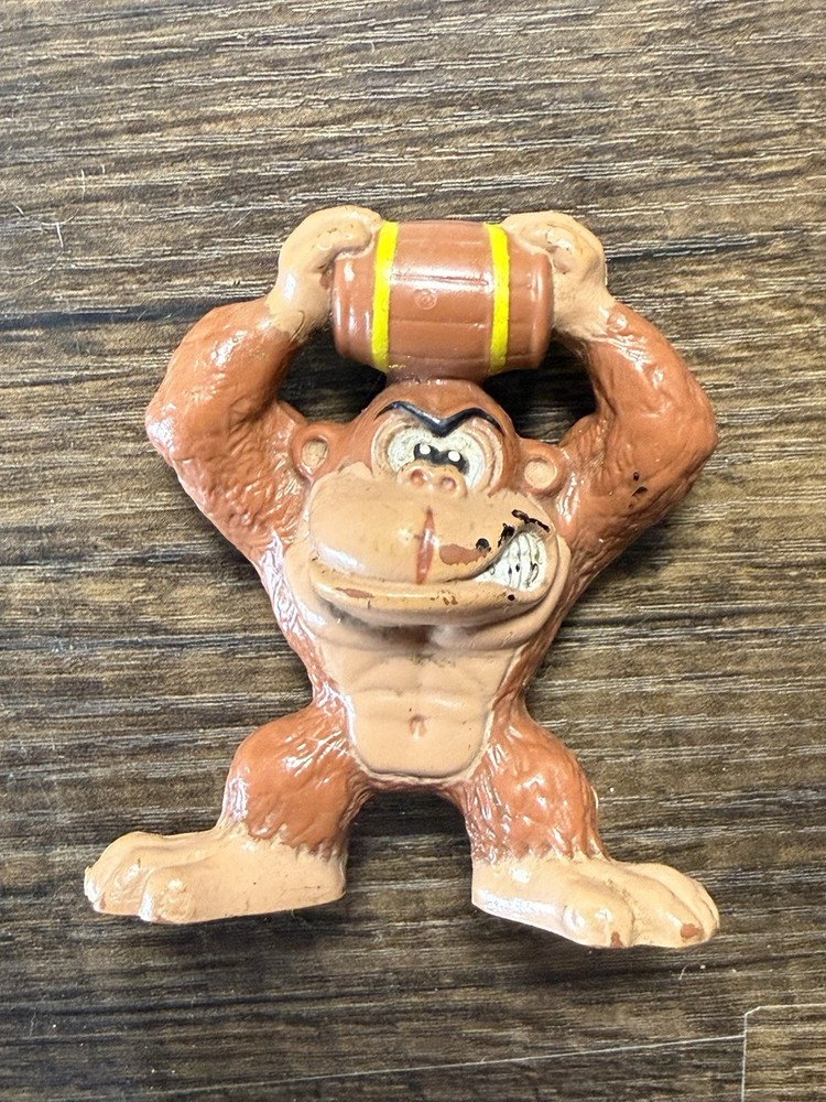 Vintage 1982 Nintendo Coleco #4511 Donkey Kong Ape Arcade PVC Figure JM24 2.5″