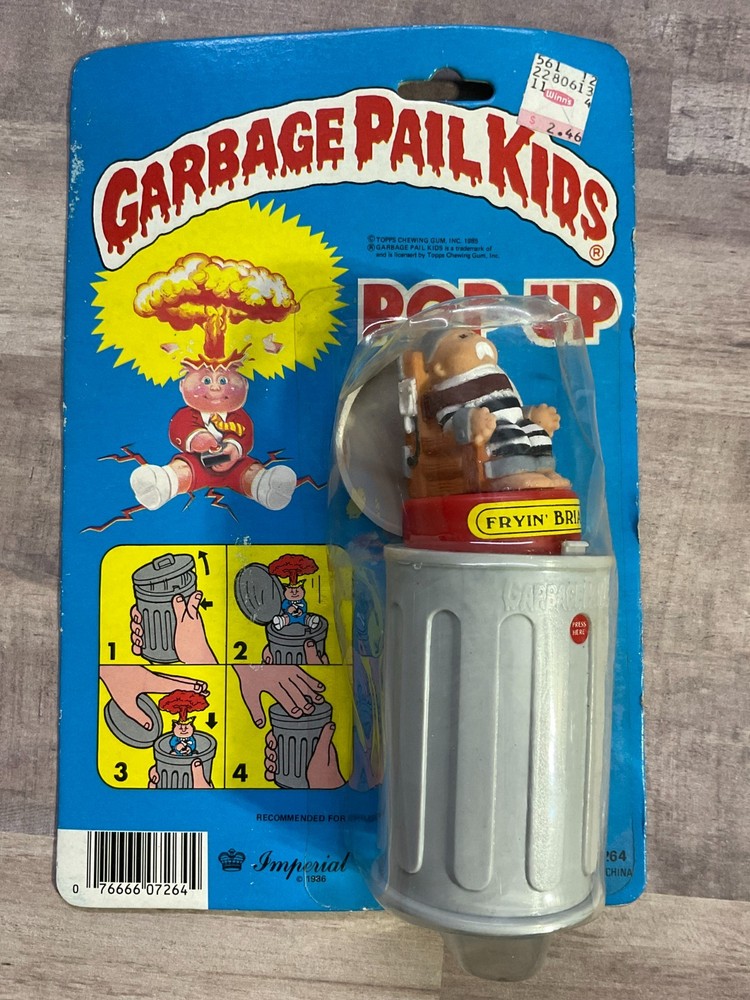 Garbage Pail Kids “FRYIN BRIAN” Pop-Up Imperial Toys 1986 SEALED C2