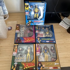 MAFEX X-MEN Cyclops, Rogue, Gambit, Jean Grey, Wolverine (READ DESCRIPTION)