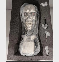 Terminator 2 T-800 1/1 Scale Endoskeleton Life Size Head OGRM w/Box Used FS