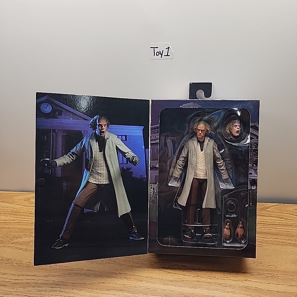 NEW Neca ULTIMATE DOC BROWN 35th Anniversary Back to the Future Action Figure