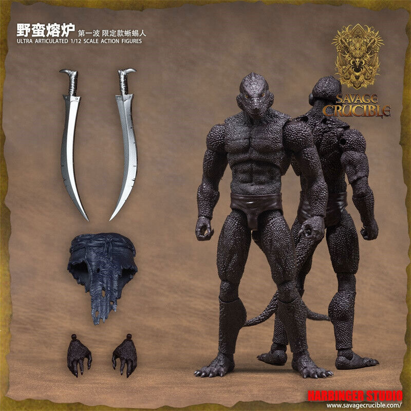 1/12 Harvinger Studios Savage Crucible Ultra Articulated Scale Figures Model Toy