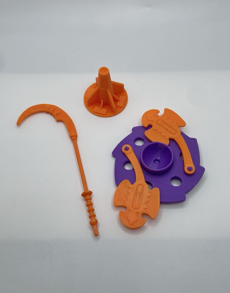 Vintage Twistoid Set Weapon Accessory Stand Replacement REPRO Part MOTU 1986