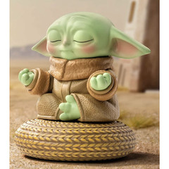 POP MART Star Wars Grogu Tiny but Mighty Figure, Force Meditation, Open Box, New